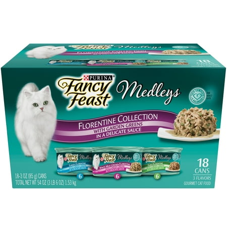 UPC: 0050000572823 | Purina Fancy Feast Medleys Wet Cat Food Variety Pack  3 oz Cans (18 Pack)