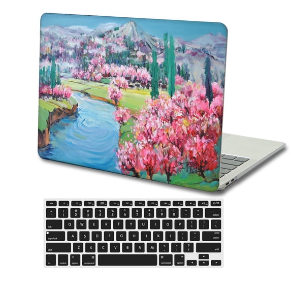 KSK KAISHEK Hard Shell Only Compatible MacBook Pro 13 inchs( Touch Bar, 2016-2022) + Black Keyboard Cover Model M1 A2338 A2289 A2251 A2159 A1989 A1706 A1708 Landscape A 75