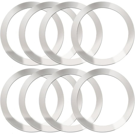 8 Pack Universal Metal Rings Sticker Compatible for Magsafe Magnetic Wireless Charger iPhone 15 14 13 12 Pro Mini Max Galaxy Ultra-Thin Car Charger Conversion Accessories (NO Magnet) Silver 8 Pack Universal Metal Rings Sticker Compatible for Magsafe Magnetic Wireless Charger iPhone 15 14 13 12 Pro Mini Max Galaxy Ultra-Thin Car Charger Conversion Accessories (NO Magnet) Silver