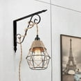 thumbnail image 4 of FRIDEKO HOME 2 Pack 15FT Plug in Pendant Light Fixture with Switch, Hemp Rope Swag E26/E27 Socket Pendant Lamp, Industrial Hanging Light Kit for Farmhouse Pendant Light Extension Cable DIY, 4 of 10