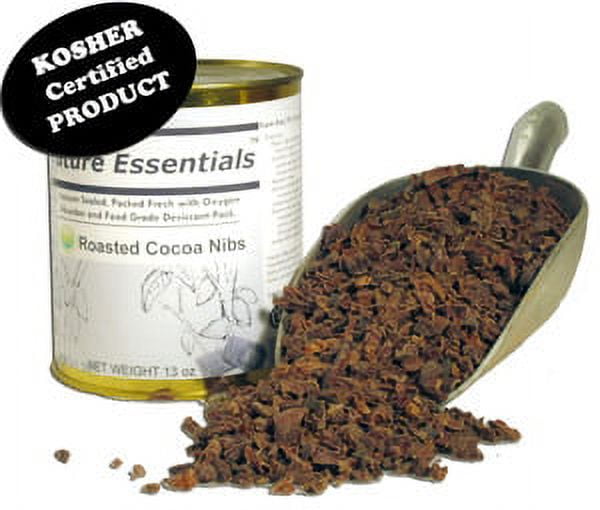 12 Cans Pack - Future Essentials Canned Roasted Cocoa Nibs Emergency Survival Emergency Food Supply, Freeze-Dried Survival-Food Disaster Kit, Camping Food, Shelf Life 10 Years #2.5 / 13oz/Can