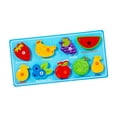 thumbnail image 2 of Rompecabezas de madera Montessori para niños pequeños de 4 años o más Fruta, 2 of 9