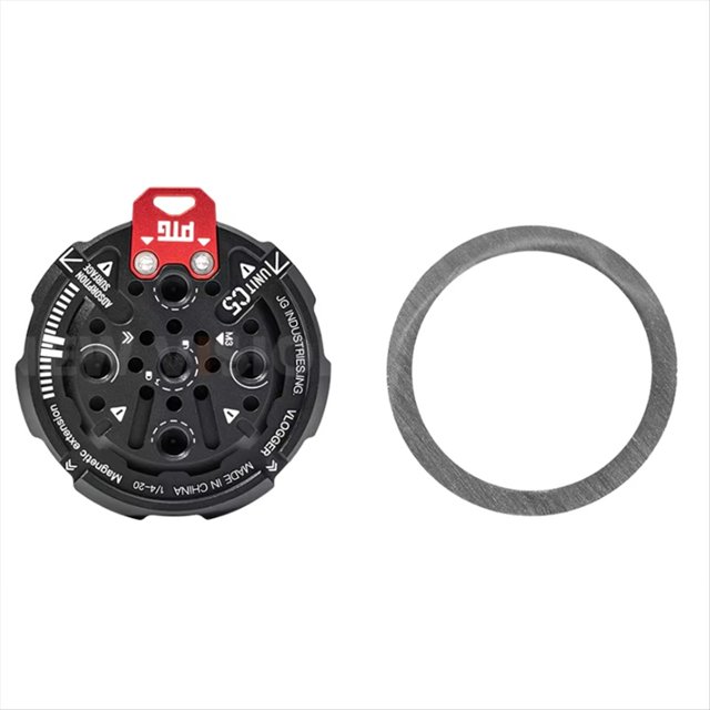 Base Magnética para Teléfono Móvil C5 con Orificio para Tornillo de 1/4 de Pulgada para Montaje en Distintos Tipos de Cabezales, Soporte de Brazo Mágico y Trípode
