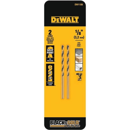 UPC: 0885911248563 | DeWalt DW1108 Black Oxide Drill Bit