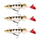 thumbnail image 2 of 3 cebos artificiales de pesca con plomo suave de cola en T de 4,7 pulgadas, que se hunden, con anzuelo individual 038, 2 of 8
