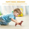 thumbnail image 4 of Plastic Fake Dog Figurine Simulation Dog Figure Plastic Animal Figure Simulation Dog Figurine Toy, 4 of 6