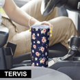 thumbnail image 6 of Pioneer Flower Floral Print Pattern 20oz Skinny Tumbler with Straw & Lid, Double Wall Vacuum Insulated Cup, Leak-Proof, Cup Holder Friendly, Hot 6H Cold 12H, 6 of 6