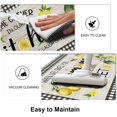 thumbnail image 5 of Lemon Kitchen Mat Set of 2, Kitchen Mats for Floor, Farmhouse Lemon Kitchen Rugs and Mats Non Skid Washable, Lemon Kitchen Decor Floor Mats Non Slip, Kitchen Runner Rug Carpet 17x29 and 17x47 Inch, 5 of 6