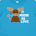 thumbnail image 4 of Inktastic It Moose Be Love with Cute Moose Boys or Girls Baby T-Shirt, 4 of 5