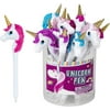 ArtCreativity Unicorn Pens for Kids, Set of 12, Unicorn Party Favors for Girls and Boys, Great Writing Performance, Cute Unicorn Stationery School Supplies and Party Bag Fillers