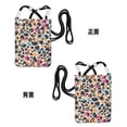 thumbnail image 6 of Multi-Color Cross-Body Handbag 8.27×5.91in Waterproof, Scratch-Resistant And Odor-Free Detachable Shoulder Strap Animal Print Style Mediumorchid_2, 6 of 8
