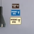thumbnail image 2 of Classic Framed Physician's Office Sign (Black) - Large, 2 of 5