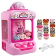 thumbnail image 1 of TingingYuli Machine à Griffes pour Enfants, Mini Distributeurs Automatiques de Bonbons en Forme de Licorne, Jouets Distributeurs de Prix pour Filles, Jeu d'Arcade Électronique avec 20 Mini Plus, 1 of 7