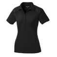 thumbnail image 4 of Sport-Tek L474 Ladies Dri-Mesh Pro Polo Shirt, Black, XS, 4 of 5