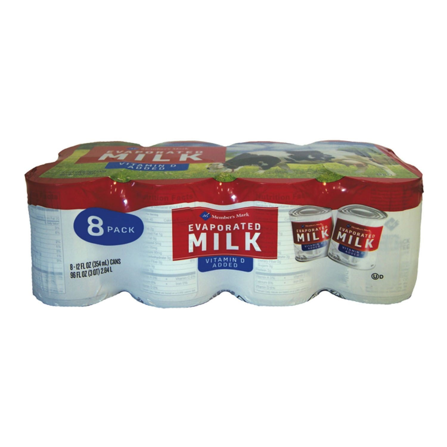 Member's Mark Evaporated Milk, 12 Fl Oz, 8 Ct
