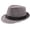 Deep Gray, variant on Panama Fedora Hat, Sun Hats Panama Fedora Hat for Women Man, Vintage Wide Brim Summer Casual Linen Hat Solid Color Foldable for Outdoor Travel Vacation Beach Fishing