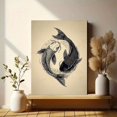 thumbnail image 6 of Floral Silhouette Woman Canvas Print, Suitable for Living Room, Office, Cafe, Hotel Wall Art, 6 of 8