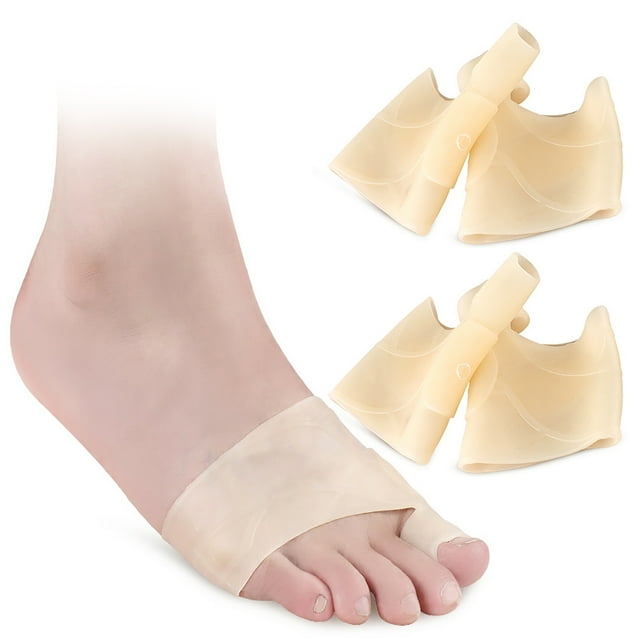 2 Pairs Bunion Corrector Creative Breathable Elastic Toe Separator Bunion Sleeve