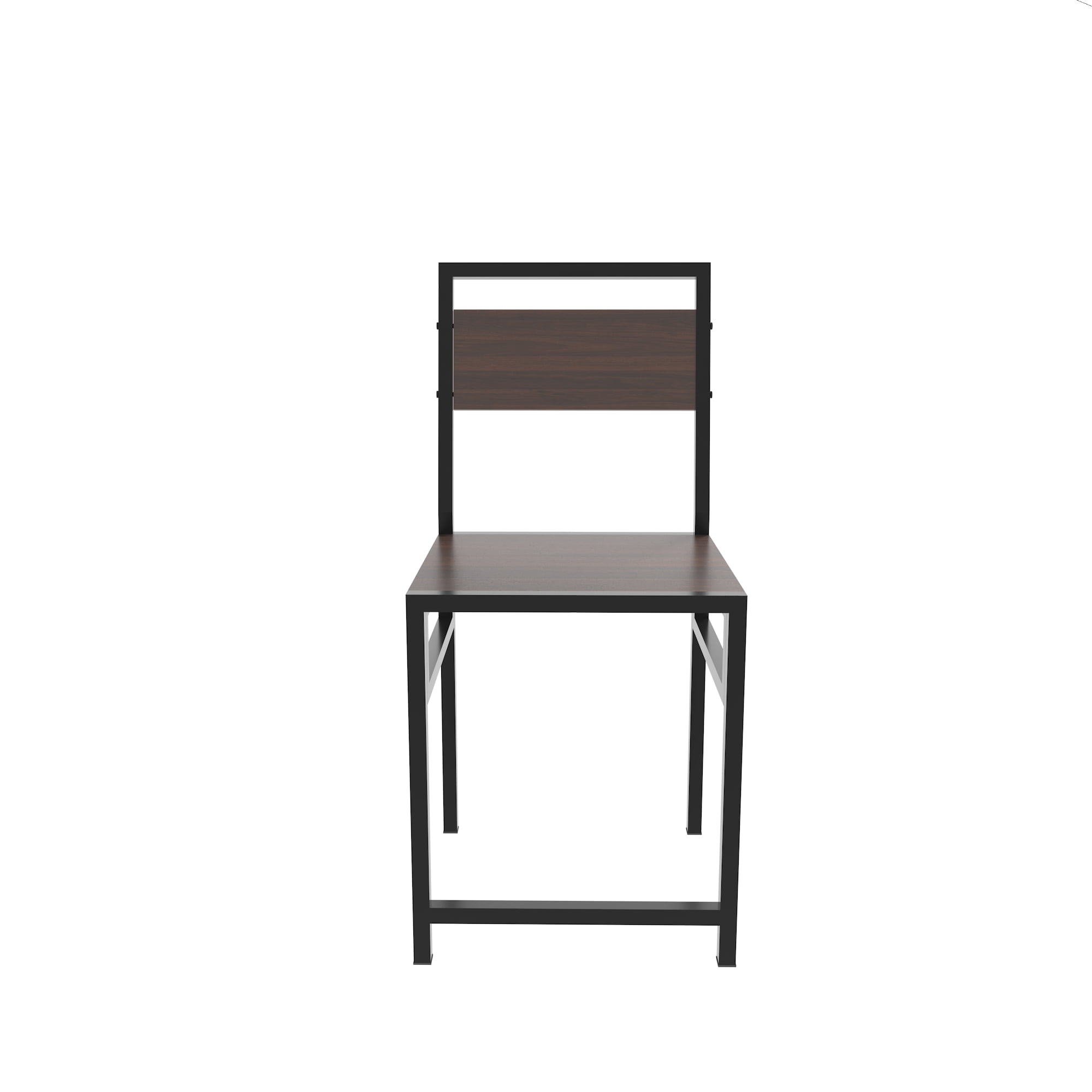 Industrial Dining Table Set with 2 Chairs, Small Square Kitchen Table with Storage Rack for Small Space Apartment