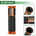 thumbnail image 5 of Unique Bargains 7/8" 22mm 15/16" 24mm Motorcycle Hand Grips Cover Kit Aluminum Alloy Rubber Handlebar End Grips Orange 1 Set, 5 of 7