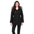 thumbnail image 2 of Heting Women's Thicken Waterproof Puffer Jacket Quilted Winter Parka Coat Black L, 2 of 9