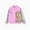 Glimmer Pink, variant on Barbie Girls Bomber Jacket Graphic and Letter Print Colorblock Lightweight Sweatshirt Varsity Jacket Gift Sizes 3-10