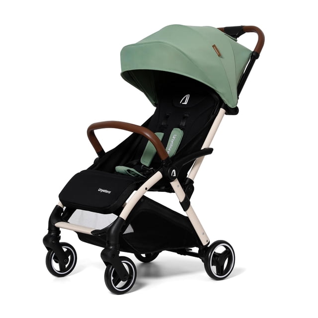 Carriola para bebé ligera, plegable, portátil, ultracompacta de viaje UNYOTONS Verde