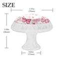 thumbnail image 4 of 4 Pcs Butterflies Floral Knobs for Kitchen Cabinet Cupboard Dresser Bookcase Drawer Pulls Handles Round Home Decor, 4 of 8