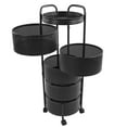 thumbnail image 4 of Vegetable Standing Shelf, Rotating Storage Rack Strong Bearing Capacity Carbon Steel  For Living Room, 4 of 8
