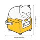 thumbnail image 2 of Cute Pins Mochila Alfileres Aleación Esmalte Broche Gato Divertido Broche Cowboy Insignia Pin para Bookbags Ropa Chaquetas y Sombreros Decoración, 2 of 3