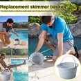 thumbnail image 5 of Pool Skimmer Filter Basket, Plastic Pool Skimmer Filter Basket, Replacement Debris Catcher, Pool Cleaner Accessory for Swimming Pool Spa Maintenance, 5 of 5