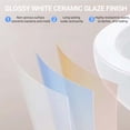 thumbnail image 6 of BARONAGE 1.1/1.6 GPF Dual Flush 1-Piece Elongated Toilet with Soft-Close Seat - Gloss White, Water-Saving, Modern, Stylish Design, 6 of 14