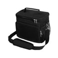 thumbnail image 4 of Bolsas para comida de picnic con asa, bolsas para el almuerzo para mujeres y hombres, lonchera, contenedor para picnic Negro, 4 of 9