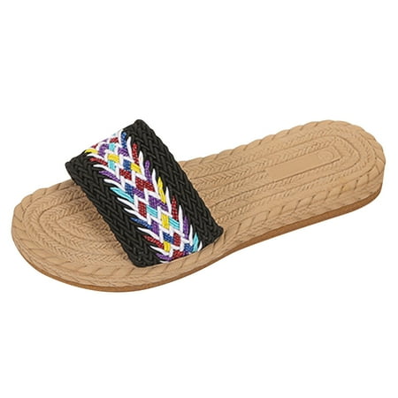 

ZMHEGW Women Sandals Fashion Ladiess Casual Breathable Flat Outdoor Leisure Slippers Shoes For Womens