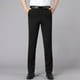 thumbnail image 1 of Pantalones de traje de color liso para hombre, de negocios, informales, de moda, largos, para hombre, 1 of 9