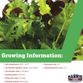 thumbnail image 4 of Harris Seeds - Simply Salad Seeds - Global Gourmet Mix Unt Non-GMO Variety - 10 Multi-Pelleted Seeds, 4 of 7
