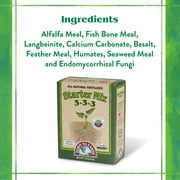 Down To Earth All Natural Fertilizers Starter Mix 3-3-3, 1 lb Mini Box