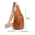thumbnail image 5 of MUSOIE Sling Bag for Women Crossbody Bags Purse for Women Vegan Leather Fanny Pack with Guitar Strap, 5 of 6