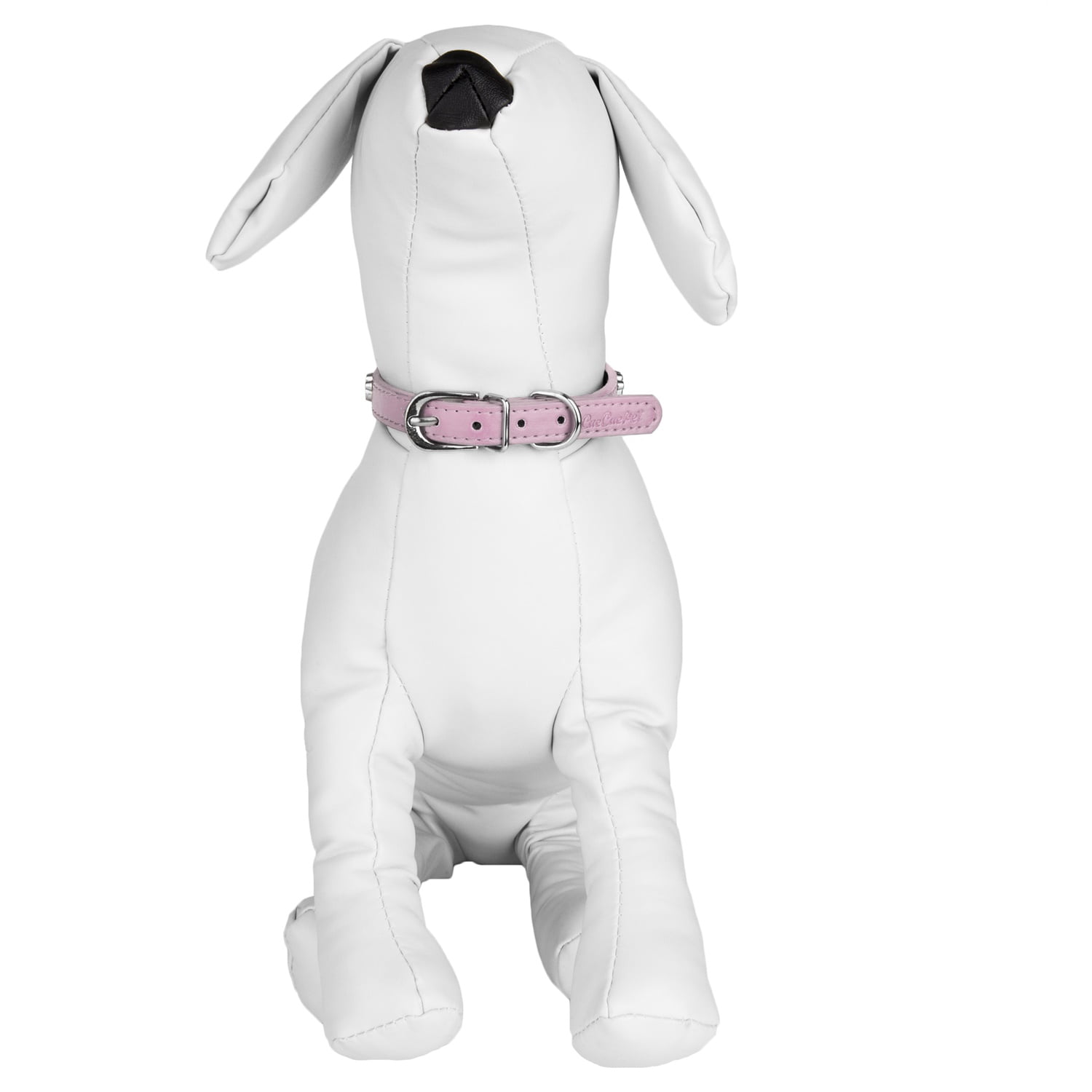 CUECUEPET Adjustable Dog Collar with Embellished Paw Bling Charms [Multiple Sizes]