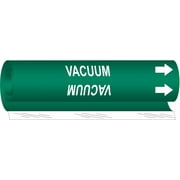 Brady Pipe Marker,Vacuum,5 in H,8 in W 5777-O