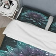thumbnail image 4 of Designart "Sacred Lotus Floral Bloom Purple I" Floral Lotus Bedding Covert Set - Lotus Purple Floral Bed Set With 1 Sham, 4 of 6