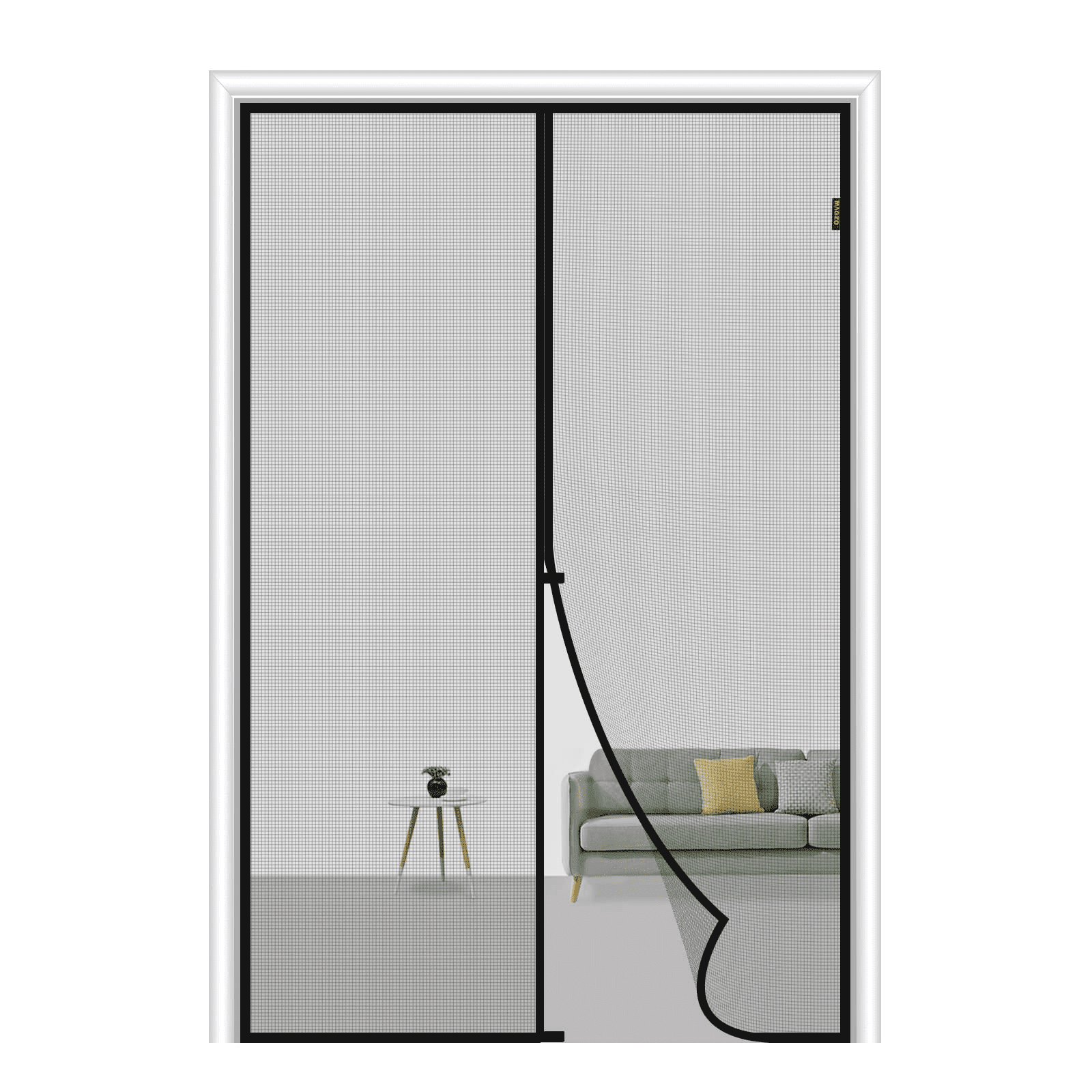 Screen Door Deluxe,Fits Door Sizes 32x80 Inch, Hands Free