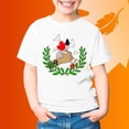 thumbnail image 2 of MUXiin Boys T Shirts Solid Color Cute Funny Short Sleeve T Shirt Top Loose Soft Sports T-Shirt Clothes for Children, 2 of 4