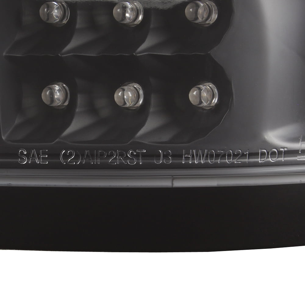 AKKON - For 2004 2005 2006 2007 2008 Ford F150 LED Tube Black Tail Lights Brake Lamps Replacement Set