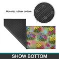 thumbnail image 6 of Pioneer Flower Floral Print Pattern Kitchen Rugs Sets Of 2, Anti Fatigue Non Slip Washable Floor Mats for Kitchen Sink Laundry, 17X30 Inch + 17X47 Inch, 6 of 6