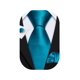 thumbnail image 1 of Juego de corbatas Barry.Wang Silk extralargas de 150 cm con juego de gemelos, 1 of 5