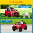 thumbnail image 2 of Towallmark Officially Licensed Toyota Tacoma 12V Kids Ride on Car, Kids Electric Vehicles with Parent Remote Control Spring Suspension Safety Belt, Soft Start, LED Headlight, for Kids Aged 3-6 Years, 2 of 7