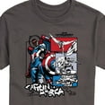 thumbnail image 3 of Marvel Captain America: Brave New World - Ink Grid - Men's Short Sleeve Graphic T-Shirt, 3 of 5