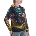 thumbnail image 6 of Haiem Purple Glowing Mushroom for Women's Fashion Hoodies & Sweatshirts with Kangaroo Pocket,Hooded Sweatshirt with Eye-catching Drawstrings-Medium, 6 of 7