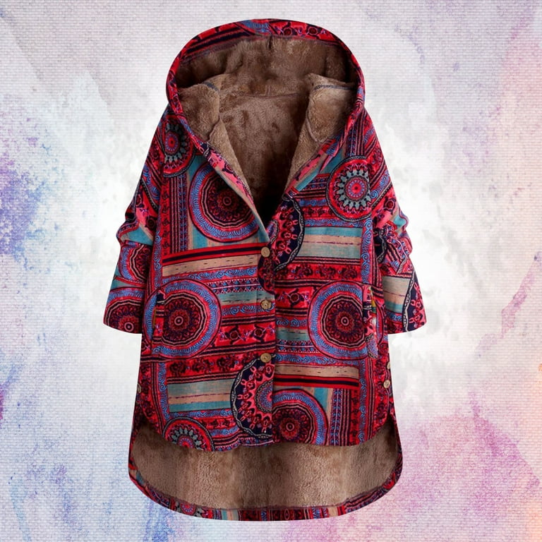 UPPADA Long Winter Coats for Women Dressy Warm Extreme Cold Weather Outwear Casual Light Hood Faux Fur Lined Jacket Walmart